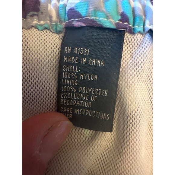 Polo Ralph Lauren Purple Paisley Print Swim Shorts XXL Preppy Beach - Picture 6 of 7